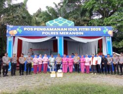 Kapolres Merangin Kunjungi Pos Pam Dan Pos Pelayanan Jelang Hari Raya Idul Fitri 1446H,2025M.