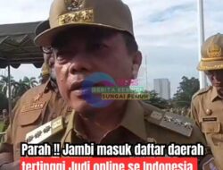 Provinsi Jambi   Menempati   Posisi Teratas Dalam Kasus Perjudian Online