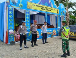 Kegiatan Pos Ops Ketupat 2025 di Desa Markeh