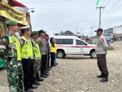 Babinsa Koramil M.Limun Laksanakan Pengamanan di Pos Pam Mudik Lebaran   