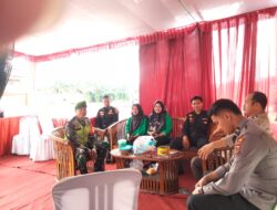 Babinsa Koramil 420-08/Tabir Serma Khadirin Amankan Pos PAM Mampun untuk Ciptakan Kondusifitas Lebaran