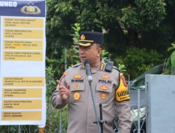 Kombes Pol M.Edi Faryadi, S.I.K., M.H di didampingi Kapolres Bungo AKBP Natalena Eko Cahyono, S.KOM., M.Si, Pastikan Hasil PSU Lancar dan aman