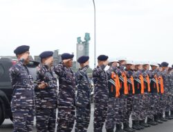 Komandan Lanal Dumai Pimpin Merplug Dua KRI Penjaga Perairan Selat Malaka