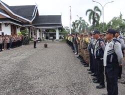 Kapolres Sarolangun Pimpin Apel Pengamanan Balumbo Biduk “Kerja Ikhlas Untuk Masyarakat”