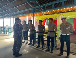 Pangkalan TNI AL Dabo Singkep Berikan Pelayanan Pada Puncak Arus Balik Lebaran di Kabupaten Lingga