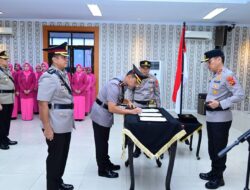 Kapolda Jambi Pimpin Upacara Serah Terima Jabatan 4 Pju Polda Dan Kapolres Tebo