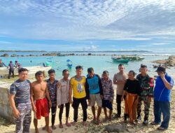Lanal Simeulue Selamatkan 6 Nelayan di Perairan Pulau Babi