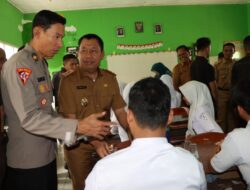 Kabag Ops Polres Tanggamus Hadiri Penyaluran Perdana MBG di SMAN 2 Kota Agung