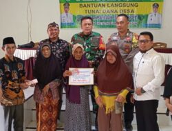 Babinsa dan Bhabinkamtibmas Hadir dan Dampingi Pembagian BLT DD Tahap Satu Tahun 2025