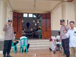 Polres Tanggamus Amankan Ibadah Rangkaian Paskah Umat Nasrani di Sejumlah Gereja