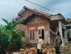 Polsek Pulau Panggung Identifikasi Rumah Diterjang Angin Kencang