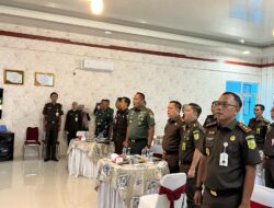 Dandim 0420/Sarko Hadiri Koordinasi Penanganan Perkara Koneksitas di Kejari Merangin