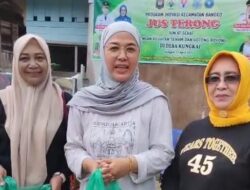 Ketua TP PKK Merangin Launching Program ‘’Jus Terong’’· Dihadiri Ratusan Emak-Emak di Desa Kungkai Kecamatan Bangko