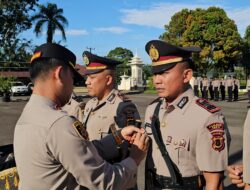Kapolres Tebo Pimpin Serah Terima  Jabatan  Dan Korp Raport Kenaikan Pangkat  Di Polres Tebo