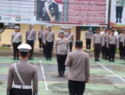Kapolres Melawi Ingatkan Kedisiplinan Kepada Personelnya