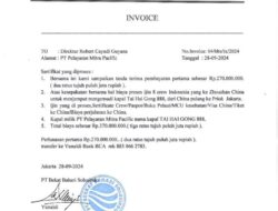 PT. Berkat Bahari Solusindo Dan PT. Mitra Pasifik Diduga Lakukan Kleim Asuransi Pelayaran Dengan Dokumen Palsu