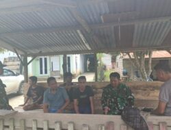 Eratkan Keharmonisan, Babinsa Giat Berkomunikasi Sosial Dengan Warga Desa