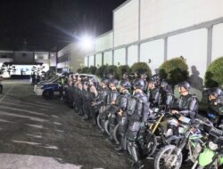 Cegah Potensi Tawuran, Personel Lantamal I Turut Serta Dalam Patroli Gabungan TNI-Polri Skala Besar di Belawan