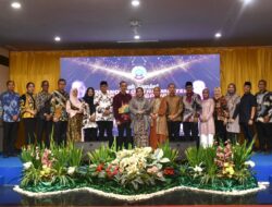 Bersama Forkopimda Kota Tanjung Pinang, Danlanal Bintan Hadiri Pisah Sambut Dandim 0315/TPI