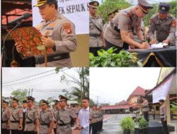 Kapolres Sintang Serahterimakan Jabatan Kabag, Kasat Hingga Kapolsek Jajaran