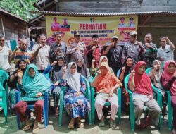 Polsek Semaka Bersama Uspika Imbau Warga Tak Mandi di Way Semaka Usai Insiden Gigitan Buaya