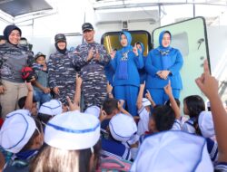 Membangun Cinta Bahari Sejak Dini, Siswa TK Hang Tuah Ikuti Joy Sailing Bersama Danlanal Dumai