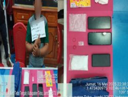 Satresnarkoba Polres Tebo Tangkap  Sabu Amankan Barang Bukti  Seberat  82.93 Gram Di Kecamatan Rimbo Kab. Tebo