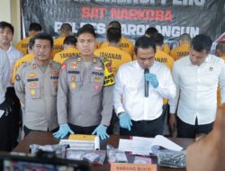 Satresnarkoba Polres Sarolangun Ungkap 7 Kasus Narkotika, Dengan 12 Tersangka.