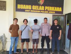 Operasi Pekat II Menumbing 2025 Polsek Jebus Ungkap Kasus Pengancaman Bersenjata, Pelaku Diamankan Bersama Barang Bukti Parang