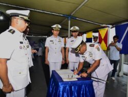 Komando Berganti, Tongkat Estafet Kepemimpinan KRI Teluk Manado-537 Resmi Diserahterimakan
