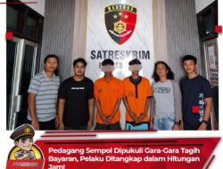 Tukang Sempul Dipukuli Gara-gara Tagih Bayaran,Pelaku Ditangkap Dalam Hitungan Jam