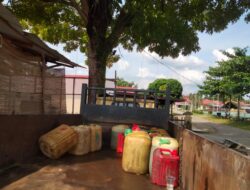 Satreskrim Polres  Tebo Bekuk Dua Pelaku Penyalahgunaan   Bersubsidi Di Dua Lokasi Berbeda