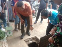 Bupati H M Syukur dan Rombongan Goro di Pasar Baru Bangko Libatkan Anggota Dandim 0420 Sarko dan Polres Merangin