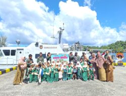Lanal Simeulue Terima Kunjungan Edukasi TK Islam Al Fathul Akbar
