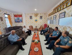 Danlanal Simeulue Sambut Dengan Hangat Kunjungan Kerja Komisi I DPR Aceh Ir. Iskandar di Mako Lanal Simeulue