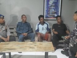 Lanal Bintan Bantu Temukan ABK KM Jokowi Jatuh di Perairan Berakit