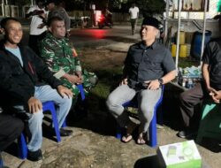 Kapolresta Tanjungpinang Kombes Pol. Hamam Wahyudi Pantau Langsung Poskamling Bukit Bestari Kel. Tanjung Unggat