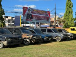 Sembilan Mobil Lansir Solar Diamankan Polres Bungo