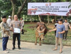 Polresta Tangerang Gelar Pendistribusian Hewan Qurban, Wujud Kepedulian Polri Kepada Masyarakat Di Hari Raya Idul Adha 1446 H