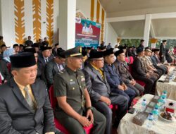 Upacara Hari Lahir Pancasila 2025 di Merangin, Diwakili Danpos Ramil Mandiangin Letda Inf Indra Gunawan