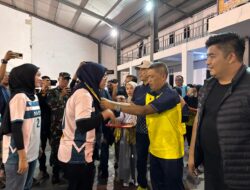 Danlanal Bintan Hadiri Acara Penutupan Turnamen Bola Voli Bupati Cup 2025