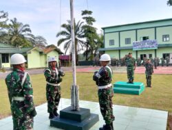 Kasdim 0420/Sarko Mewakili Dandim 0420/Sarko Pimpin Upacara Bulanan, Tegaskan Amanat Pangdam II/Sriwijaya