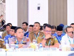 Kapolres Tebo AKBP Triyanto, S. I. K., S. H., M. H.  Menghadiri Rapat Koordinasi Lintas Sektoral Dalam Rangka Mendukung Program Ketahanan Pangan Nasional Di Wilayah Provinsi Jambi