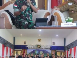 Pasiter kodim 1205/Sintang hadiri pengukuhan Kelompok Tani Nelayan Andalan (KTNA) kabupaten Sintang