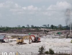 Tambang Galian ‘C’ di Desa Sungaiayak III, Sekadau Dengan Menggunakan Alat Berat, Diduga Kuat tidak Memiliki Izin Resmi