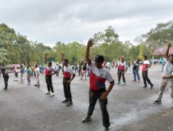 Dandim 0420/Sarko Dukung Gaya Hidup Sehat, Hadiri Senam Merangin Sehat di Arboretum Rio Alif