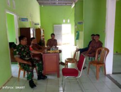 Pererat Sinergi, Babinsa Koramil 420-08/Tabir Gelar Komsos Bersama Perangkat Desa