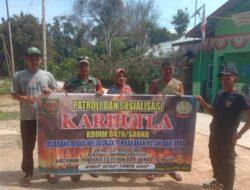 Gencar Sosialisasikan dan Patroli Cegah Karhutla di Desa Bukit Batu*