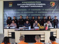 Polres Tanggamus Ungkap Kasus Komplotan Pencurian Emas Ratusan Juta Modus Bobol Rumah