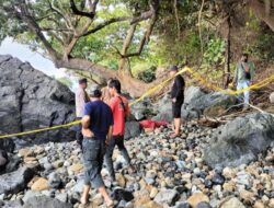 Polsek Limau dan Inafis Polres Tanggamus Identifikasi Mayat Pria Tanpa Kepala di Pantai Cukuh Pandan